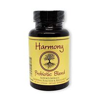 Harmony Probiotic Blend for Women, Men, Kids - Best for Digestion, Mood, Weight Control, Skin, Sleep. Featured in Wellness Magazine - No Refrigeration- Non-GMO, No Gluten, Dairy or Soy. Cert. Kosher.