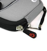 - Gray / Grey Color JJAK1 High Quality Soft Mini Neoprene Sleeve with Front Pocket for NIKON COOLPIX AW100 DIGITAL CAMERA(16.0 MEGAPIXELS 5X OPTICAL ZOOM 3"SCREEN SIZE LOW LIGHT) (+ 1pc Name TAG) -- Best Seller on Amazon!
