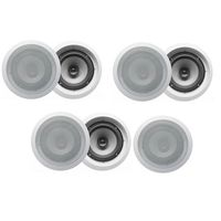 Acoustic Audio CS-IC82 in Ceiling 8" Home Theater 7 Speaker Set 2 Way 2100 Watt New CS-IC82-7S