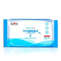 Alcohol Detergent Wipes (1Packs,40Wipes),Large Wet Wipes(8"x6"),75% Soft Alcohol Wipes for All-Purpose Cleaning