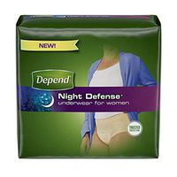 Depend Night Defense Adult Underwear Pull On X-Large Disposable Heavy Absorbency, 45591 - Pack of 12
