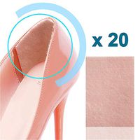 Povihome Moleskin Blister Pads, Heel Cushion, Heel Blister Prevention to Protect Skin from Rubbing Shoes