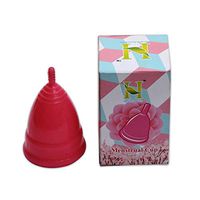 HealthGoodsIn - Menstrual Cup Made of 100% BPA Free Silicone | Best Alternative to Pad and Tampon | Economic and Eco-Friendly Feminine Hygiene Protection (Medium)
