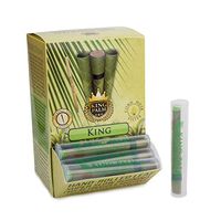 King Palm - Hand Rolled Palm Leaf Wrap Rolls - PreRoll + Tube - 1 Roll/Tube - 1 Individual Unit - (King Size)