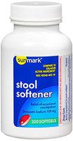 Sunmark Stool Softener, 100mg Softgels - 250 softgels