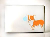 Corgi Orange Decal for 13" Macbook