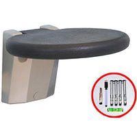 KYSZD-Benches Stylish Folding Shower Seat - Durable | Foldable Luxury Bath Seats with Wall Mounted Chrome Brackets | Holds Up to 600 Lbs