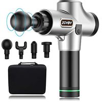 Muscle Massage Gun Athletes - 4 Replaceable Heads 20 Speed Levels High-Definition LCD Touch Screen, Improve Body and Soft Tissue Health Fascia Gun