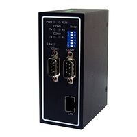 Atop 2-Port Serial Device Servers with SFP, supporting RS232/422/485, screw Terminal Block Part No.SE5002D-SFP-TB