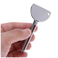 ISKYBOB 2 Pack Metal Toothpaste Tube Squeezer,Hair Dye Color Key Roller Dispenser Wringer Tool