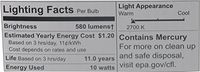 GE Lighting 68510 Energy Smart CFL 10-watt (40-watt replacement) 580 lumen light bulb with medium base, 6-pack