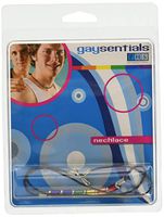 Gaysentials Aluminum Tube Necklace, 18 Inch, 2.1 Ounce