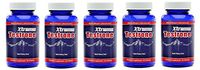 Xtreme Testrone Male Enhancement Increase Strength Stamina Endurance Potency Horny Goat Weed 60 Tablets Per Bottle (5 Bottles)