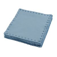 dailymall Pack of 20 Microfiber Cleaning Cloth Eye Glasses Cleaner Tablet TV Screens - Blue