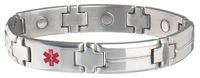 Sabona Men's Med Id Bracelet, Small