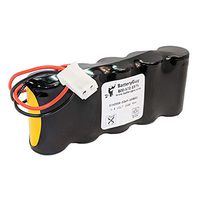 BatteryGuy BGN2500-5DWP-A800EC 6V 2500mah Rechargeable Nickel Cadmium Battery