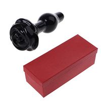 Yuuups Crystal Glass Rose Shape Amal Plúg Hypoallergenic Sxx Toy for Woman Men