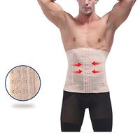 VORCOOL Waist Trimmer Belt Weight Loss Belt Slimming Belt Tummy AB Belt for Men Waist 71-77CM Size M (Skin Color)