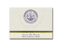 Signature Announcements Louisiana State University School of Graduate Studies Graduation Announcements, Platinum style, Basic Pack 20 with metallic foil seal