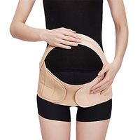 Maternity Belt Prenatal Care Support Belt Breathable Pregnancy Support Belly Band, Beige XXL