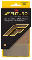Futuro Energizing Ultra Sheer, Knee Highs for Women, Mild-Nude-M