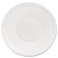 Dart 12BWWQR Quiet Classic Laminated Foam Dinnerware Bowls, 10-12 Oz, White, 125/Pk