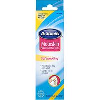 Dr. Scholl’s Moleskin Plus Padding Roll (24" x  4 5/8") // All-Day Pain Relief and Protection from Shoe Friction with Soft Padding That Conforms to the Foot and Can Be Cut To Any Size