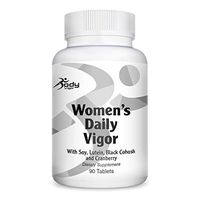 Body Vigor Women's Daily Vigor, Multivitamin Supplement, Energy Support, Antioxidants, Black Cohosh & Chasteberry, 90 Tablets