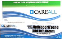 Itch Relief Cream. Case of 72 Tube Cream 1 oz. with 1% Strength Hydrocortisone Ointment. Relieves itching, Scaling, Cracking, Burning, Redness and More. Latex Free.