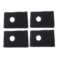 HEALIFTY Wristband for Motion Sickness 2 Pair Cotton Anti-Nausea Wristbands Travel Car Sea Van Plane Motion Sickness Relief Wristbands (Black)