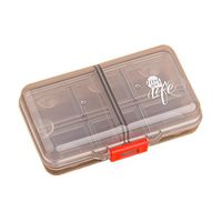 Pill Case/Box Portable Travel Medicine Organizer for Medication and Vitamin, Large Compartment #1