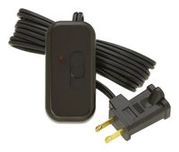 Lutron Credenza Plug-In Dimmer FOR Halogen and Incandescent Bulbs, with Locator Light, TT-300NLH-BR, Brown