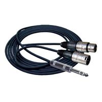 Rapco YSFM6 6FT INSERT CABLE TRS TO DUAL XLR