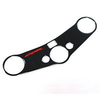 Carbon 3D Sticker Decal Emblem Protector Top Clamp Triple Tree Pad For Honda 2007-2011 CBR600RR F5
