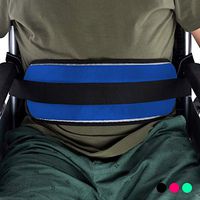 Wheelchair Seat Belt Fixed Elderly Belt Medical Restraints Harness Chair Waist Lap Strap for Elderly (Blue)