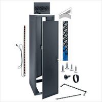 3.25" W Vertical Lacer Strip with Tie Posts Length: 77" (44U spaces)