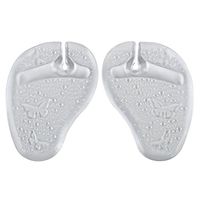 Andux 5 Pairs Pads Non Slip Ball of Foot Cushions Forefoot Cushions for flip-Flop Gel Relieve Foot Pain QJD-01