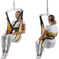 JM-D Toileting Commode Sling Patient Lifter, Nylon Sling Pad for Bariatric, Nursing, Caregiver, Elderly, Disabled Fauay