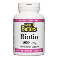Biotin 1000 mcg Natural Factors 90 VCaps