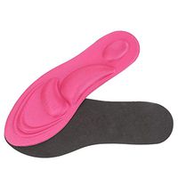 Sdoveb Orthopedic 4D Insole Plantar Fasciitis Arch Support Insoles, Reduce Stress from Longtime Standing Walking Running Fit for Sports Shoes, Canvas Shoes, Leather Shoes, High Heel, etc (Red, S)