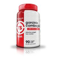 Top Secret Nutrition Garcinia Cambogia 60% HCA with White Kidney Bean for Weight Loss, Carb Blocker, Appetite Control, Minimize Cravings (90 veggie caps)