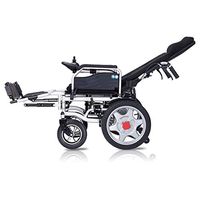 HSRG Folding Electric Powered Wheelchair, Lightweight Portable Smart Fully Lying Electric Wheelchair Mobility Scooter for Elderly, Disabled