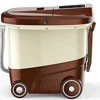 SCDZYP All in One Foot Spa Massage with Motorized Rolling Massage & 4 Pro-Set Program - Heating, Rolling Massage, Temperature Setting