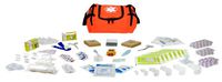 Dixie Ems Dixiegear First Responder Stocked Trauma First Aid Kit, Orange