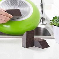 The Kitchen Nano Diamond Cleaning Wipe, Durable Pot Rust Focus Stain Sponge Removal Tool For Flower Pots, Frying Pans, Pans, Grills, Etc, With Hanging Loops (A)