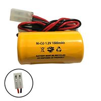 T&B 012745 012745E T & B Teig 850069 Kaufel 850.0069 1.2v 1500mAh Ni-CD Battery Pack Replacement for Exit Sign Emergency Light CUSTOM-85