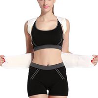 Adjustable Posture-Support Brace and Double-Compression Belt