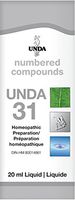 UNDA - UNDA 31 Numbered Compounds - Homeopathic Preparation - 0.7 fl. oz.
