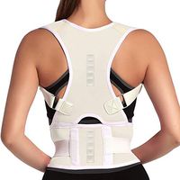 Magnetic Back Braces for Back Pain - Adjustable Posture Corrector for Men & Women - 2 Steel Bone Provides Lumbar Support - Corrective Posture & Relieve Fatigue