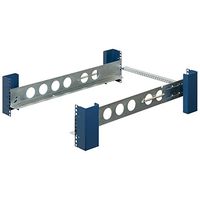 RackSolutions 2U 4 Post Tool-less Fixed Server Rack Rails with Cable Management Arm